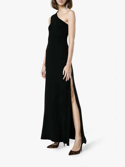 Shop Beaufille One Shoulder Maxi Dress In Black