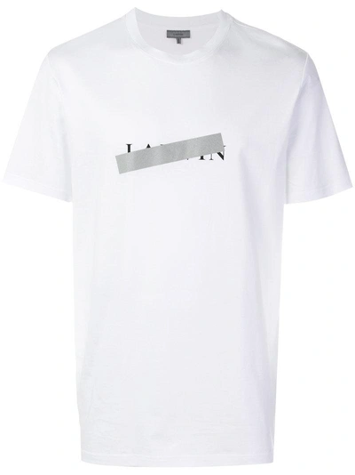 Shop Lanvin Taped Logo T-shirt