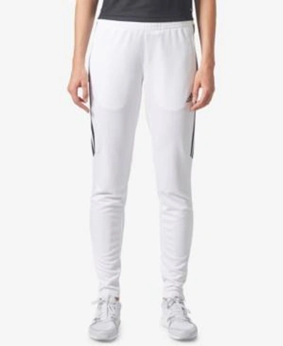 Shop Adidas Originals Adidas Tiro Climacool Soccer Pants In White/black