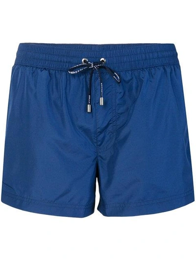 Shop Dolce & Gabbana Swim Shorts In Blue