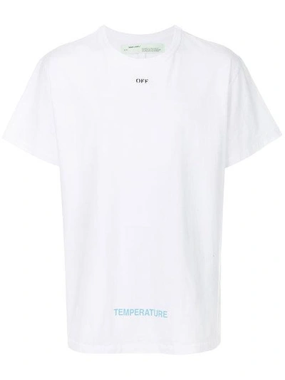 Shop Off-white Diag Temperature T-shirt