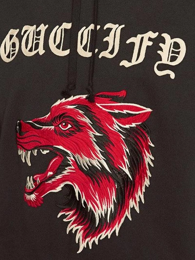 Guccify wolf shop hoodie