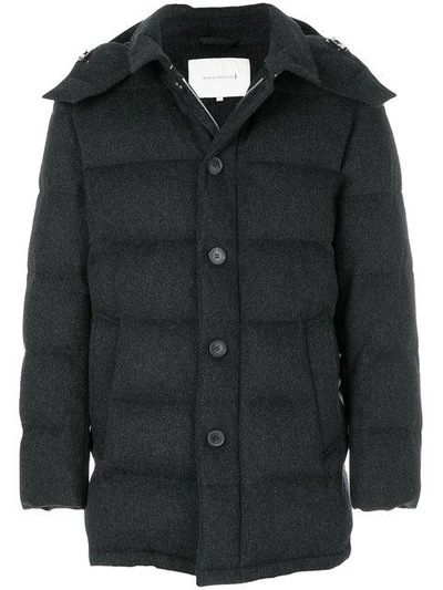 Shop Mackintosh Classic Duffle Coat - Grey