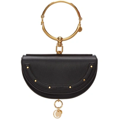 Shop Chloé Chloe Black Nile Minaudiere Bag In 001 Black