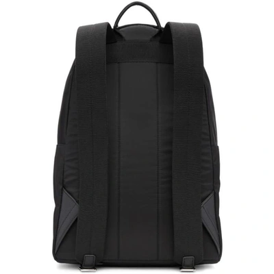 Shop Dolce & Gabbana Black Dg Patch Backpack