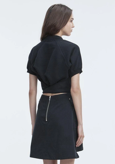 Shop Alexander Wang Apron Dress In Black
