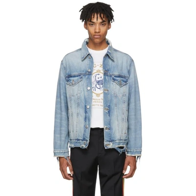 Shop Adaptation Blue Oversized Denim Jacket