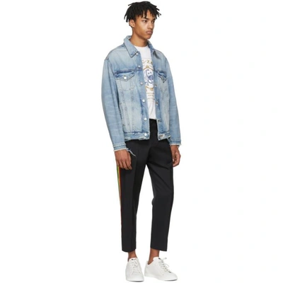 Shop Adaptation Blue Oversized Denim Jacket