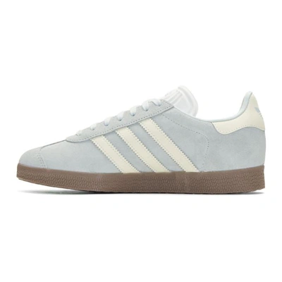 Shop Adidas Originals Blue Suede Gazelle Sneakers