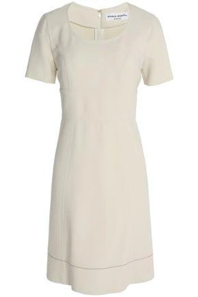 Shop Sonia Rykiel Woman Paneled Crepe Dress Ivory