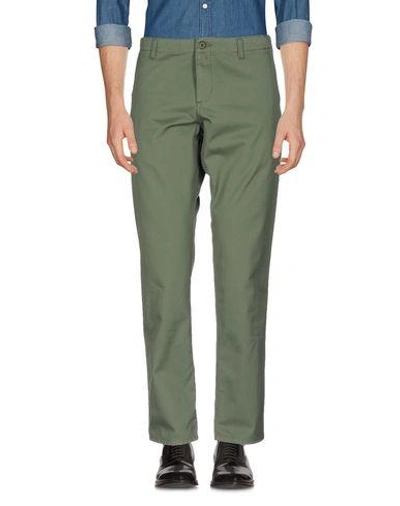 Shop Carhartt Casual Pants In Military Green