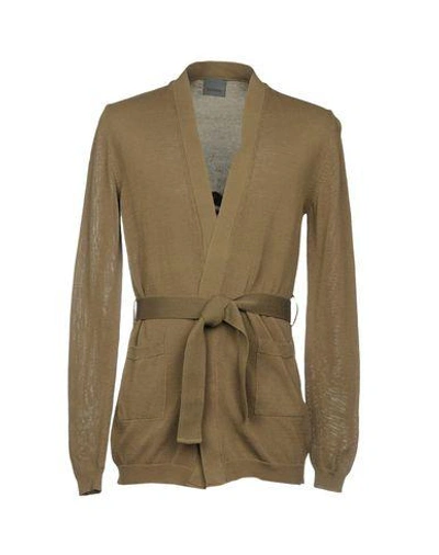 Shop Laneus Cardigan In Military Green