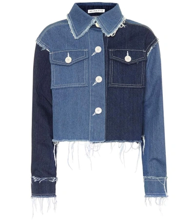 Shop Rejina Pyo Tessa Denim Jacket In Blue