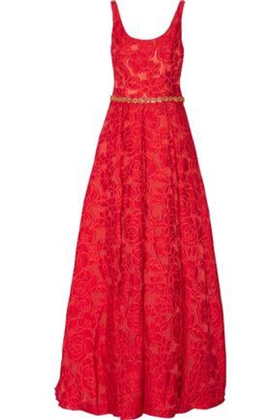 Shop Marchesa Notte Woman Gowns Red