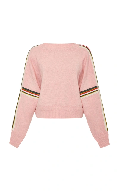Shop Isabel Marant Étoile Kao Striped Sweater In Pink