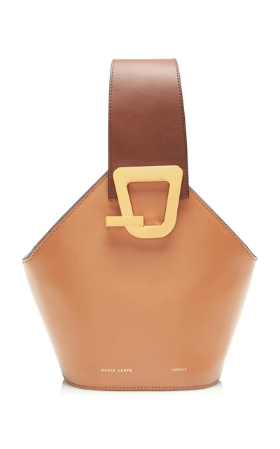 Shop Danse Lente Mini Johnny Bucket Bag In Brown