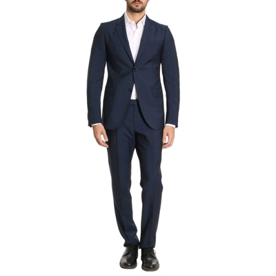 Shop Gucci Suit Suit Men  In Blue