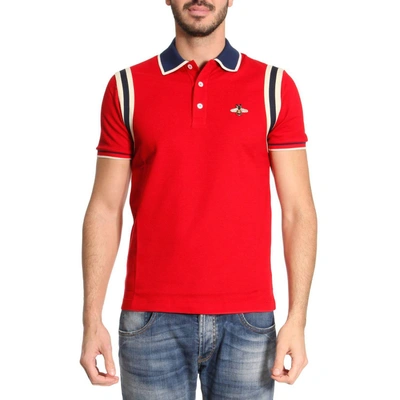 Shop Gucci T-shirt T-shirt Men  In Red