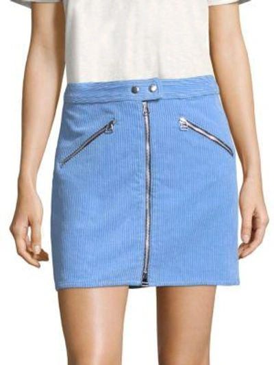 Shop Rag & Bone Corduroy Zip Skirt In Riviera Cord