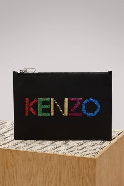 Shop Kenzo Christmas A4 Pouch