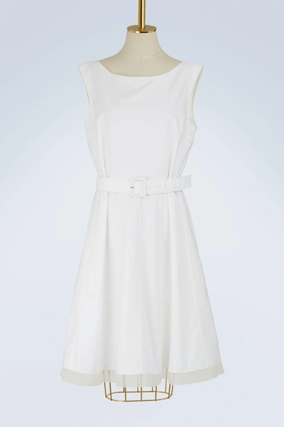 Shop Marc Jacobs Cotton Short Dress In White