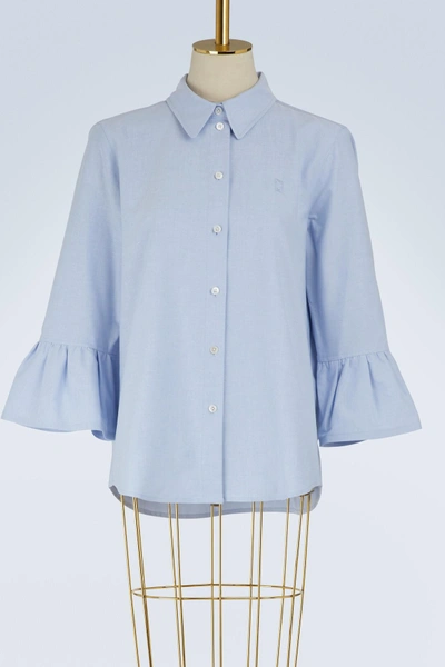 Shop Marc Jacobs Cotton Shirt In Light Blue