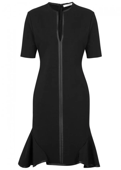 Shop Givenchy Black Flared-hem Mini Dress