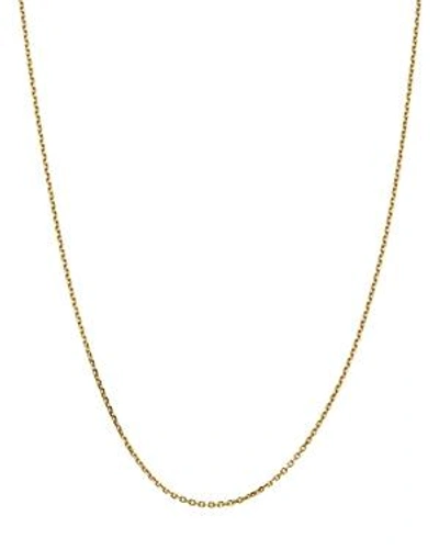 Shop Bloomingdale's 14k Yellow Gold 1.65mm Solid Diamond Cut Cable Chain Necklace, 20 - 100% Exclusive