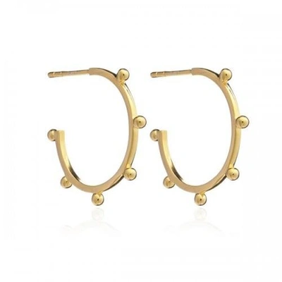 Shop Rachel Jackson London Medium Punk Hoop Earrings