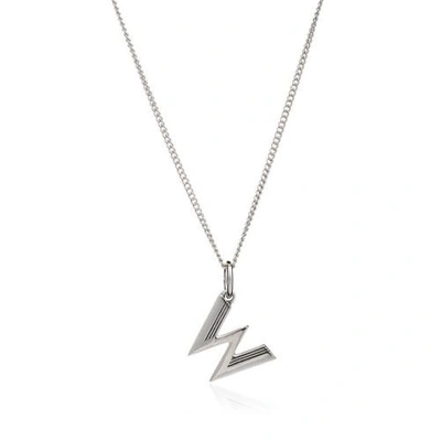 Shop Rachel Jackson London Initial Necklace Silver