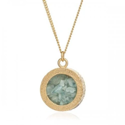Shop Rachel Jackson London Aquamarine Birthstone Necklace