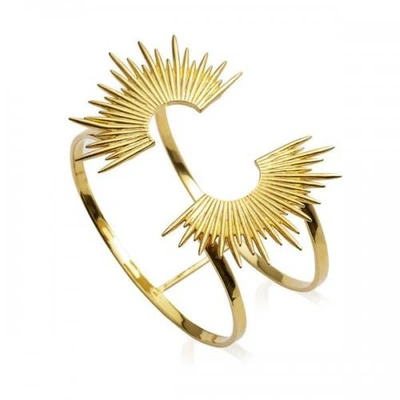 Shop Rachel Jackson London Electric Goddess Statement Sun Bangle