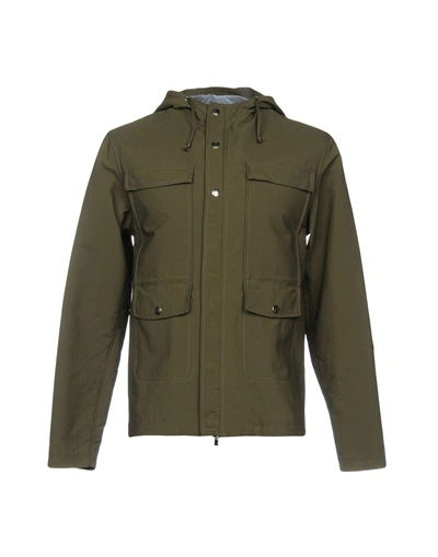Shop Aglini Jackets In Military Green