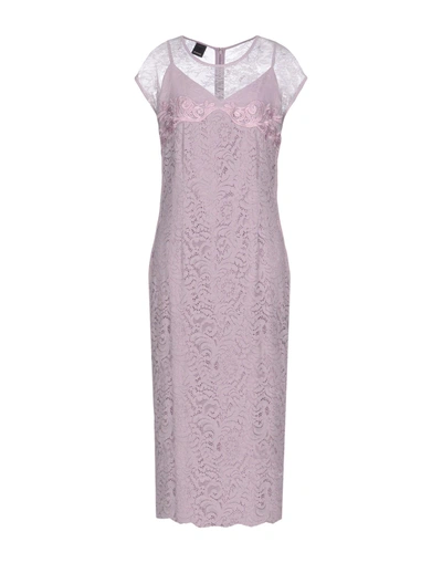 Shop Pinko Midi Dress In Lilac