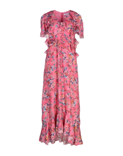 Shop Dondup Long Dresses In Fuchsia