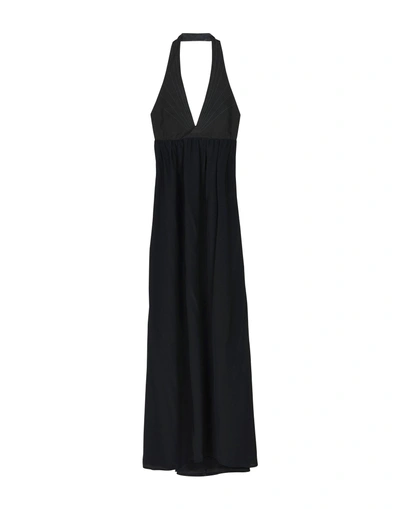 Shop Paco Rabanne Long Dresses In Black