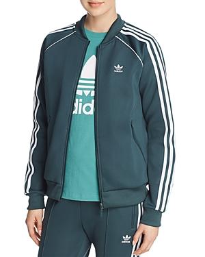 adidas originals superstar track top green