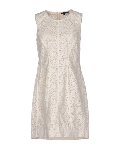 Shop Belstaff Short Dress In Ivory