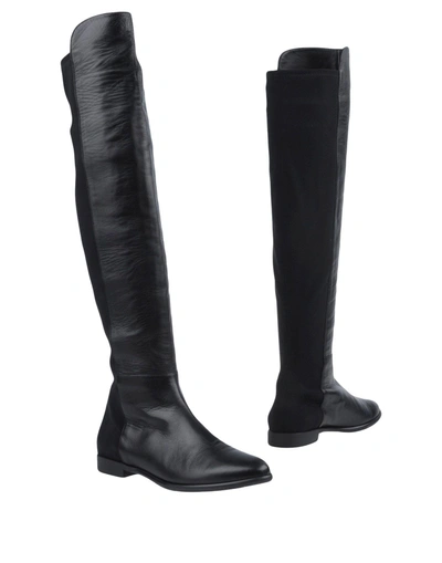 Shop Anna F. Boots In Black