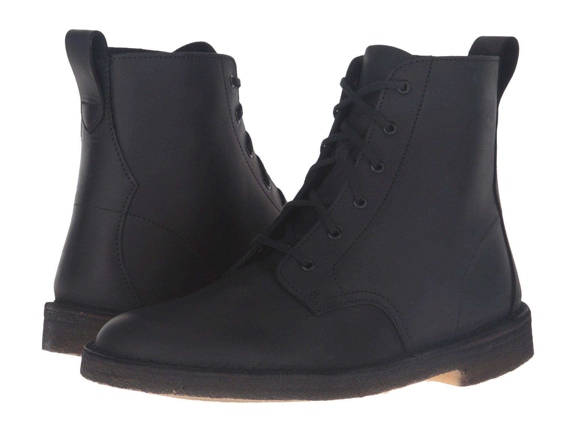 clarks desert mali black beeswax