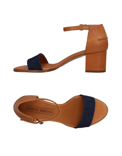 Shop Veronique Branquinho Sandals In Blue