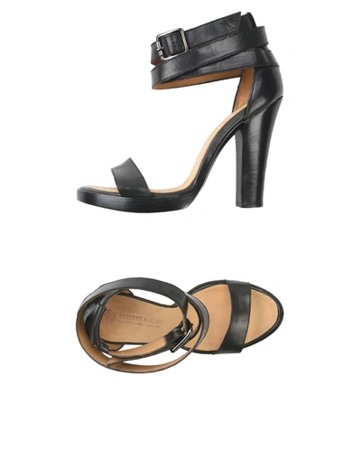 Shop Alberto Fasciani Sandals In Black