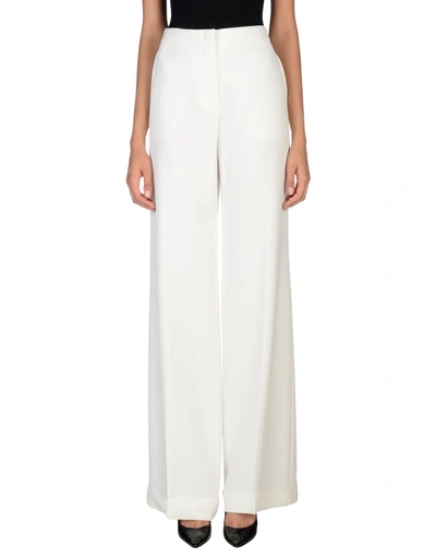 Shop Alberta Ferretti Casual Pants In White