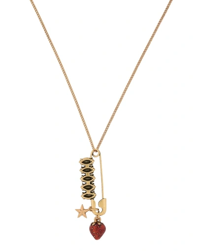 Shop Marc Jacobs Necklace In Gold