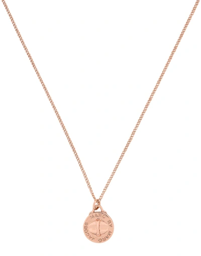 Shop Marc By Marc Jacobs Necklace In Copper