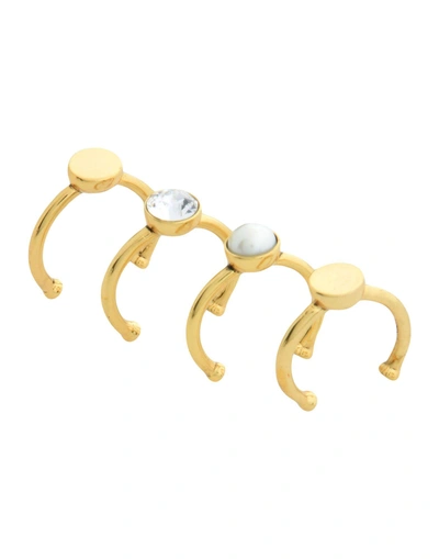 Shop Marc Jacobs Rings In Gold