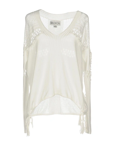 Shop Wildfox Sweater In White