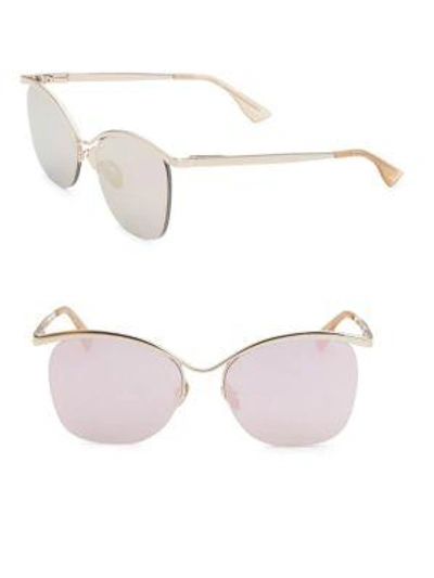 Shop Le Specs 55mm Semi-charmed Sunglasses In Rose