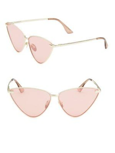 Shop Le Specs 64mm Nero Sunglasses In Light Gold
