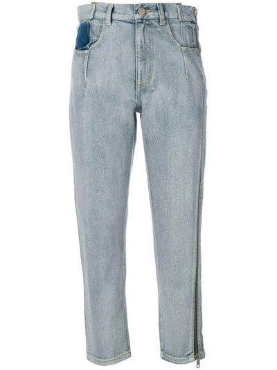 Shop 3.1 Phillip Lim / フィリップ リム Zippered Denim Jeans In Blue